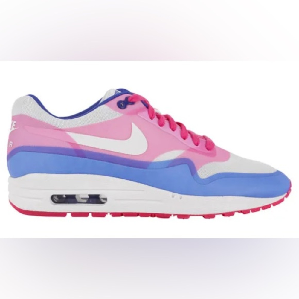 Previously owned Nike WMNS Air Max 1 Hyperfuse Premium – Pink Force – Hyper Blue